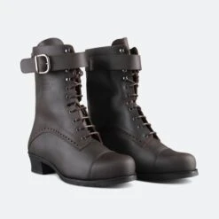 Stivali Moto Donna Segura Doria Marroni