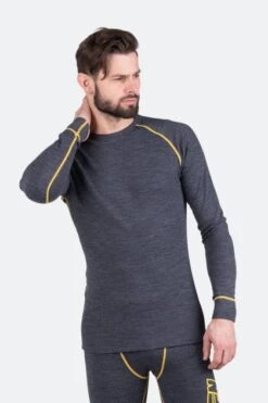 Maglia Intima Raven Merino Grigio Scuro