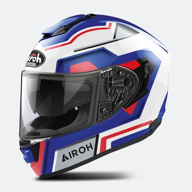 Casco Integrale Airoh ST.501 Blu-Rosso
