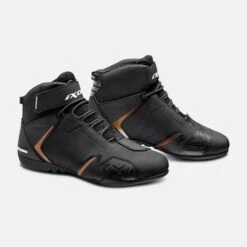 Scarpe Moto Donna Ixon Gambler WP Nero-Oro