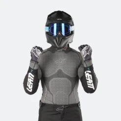 Gomitiere Leatt 3DF 5.0 Bianco-Nero