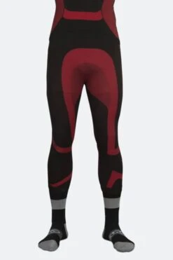 Pantaloni Intimi Acerbis 3/4 X-Body Summer Nero-Rosso