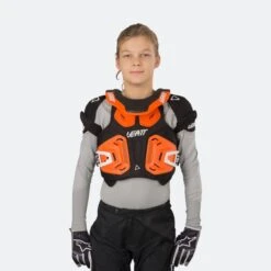 Pettorina Bambino Leatt 2.0 Junior Arancio