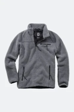 Giacca Brandit Teddyfleece Troyer Antracite