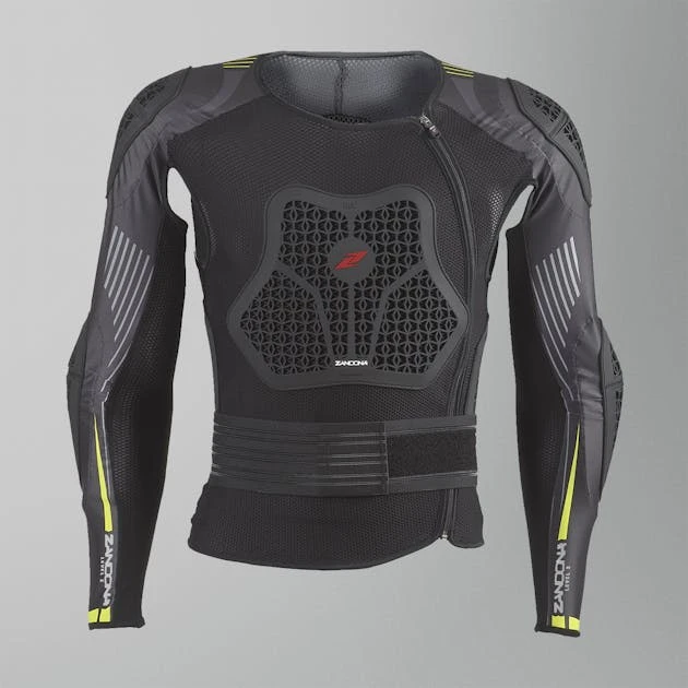 Giacca Protettiva Zandonà Netcube X8 Nero-Giallo Fluo - immagine 3