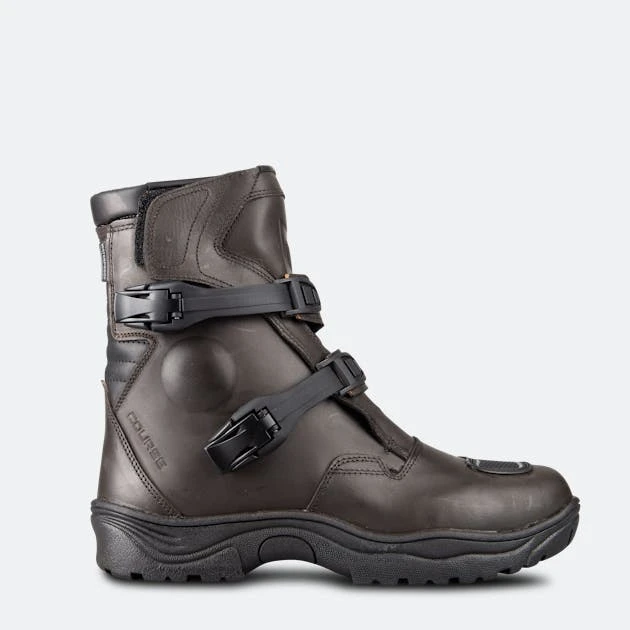 Stivali Moto Course Mid Snap Marroni - immagine 3