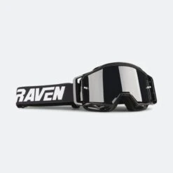 Maschera Cross Raven Sniper Crew Nero - Lente Fumé