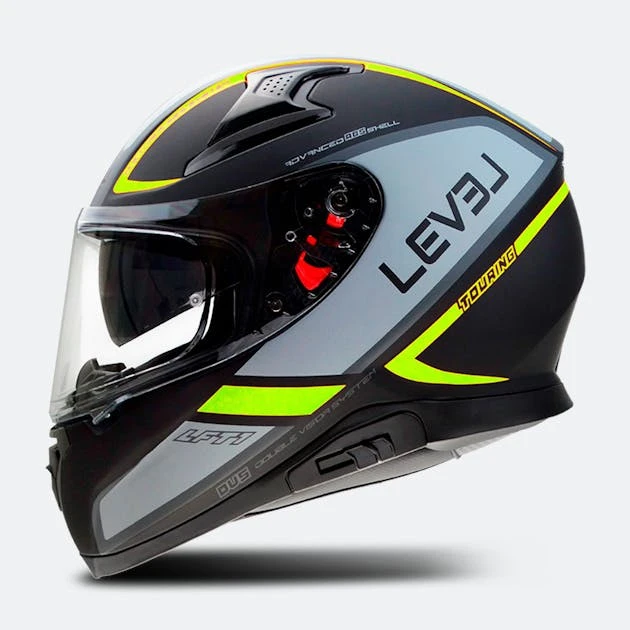 Casco Integrale Level LFT1 Touring Nero-Giallo - immagine 2