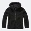Giacca Donna Brandit Teddyfleece Hood Nera