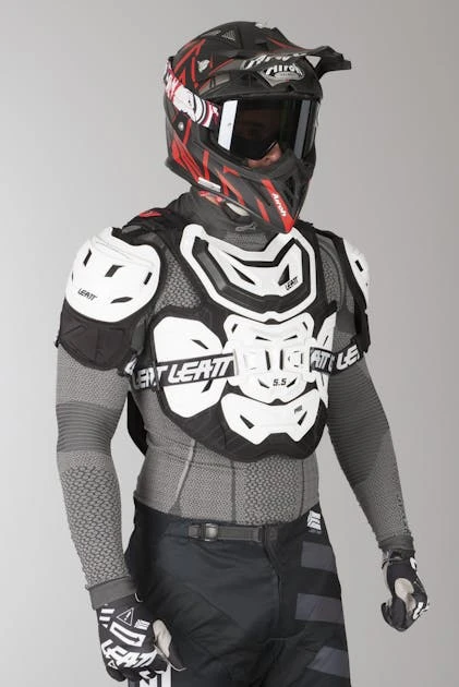 Pettorina Leatt 5.5 Bianca - immagine 5