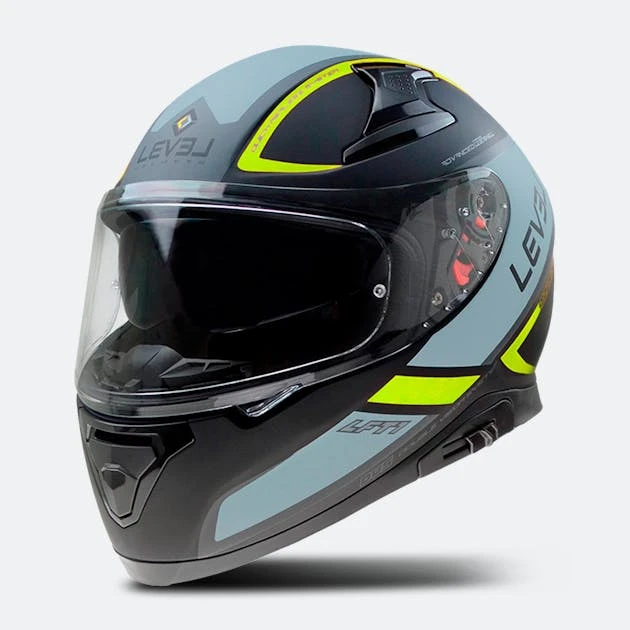 Casco Integrale Level LFT1 Touring Nero-Giallo