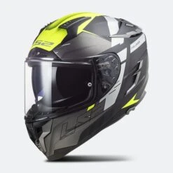 Casco Integrale LS2 FF327 Challenger Allert Titanio-Fluo-Giallo