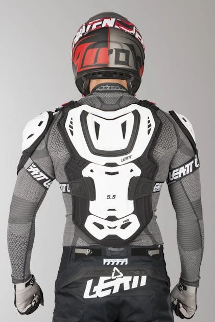 Pettorina Leatt 5.5 Bianca - immagine 3
