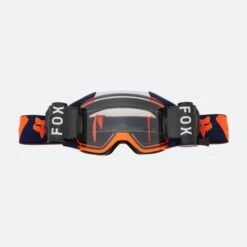 Maschera Cross FOX Vue Roll Off Blu-Arancio