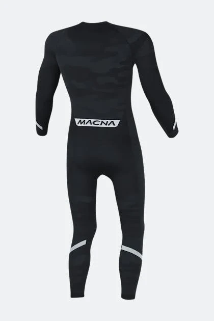 Tuta Intima Macna Baselayer Summer Nero-Grigio-Argento - immagine 2