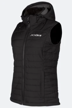 Gilet Donna Klim Arise Nero-Argento Metallizzato