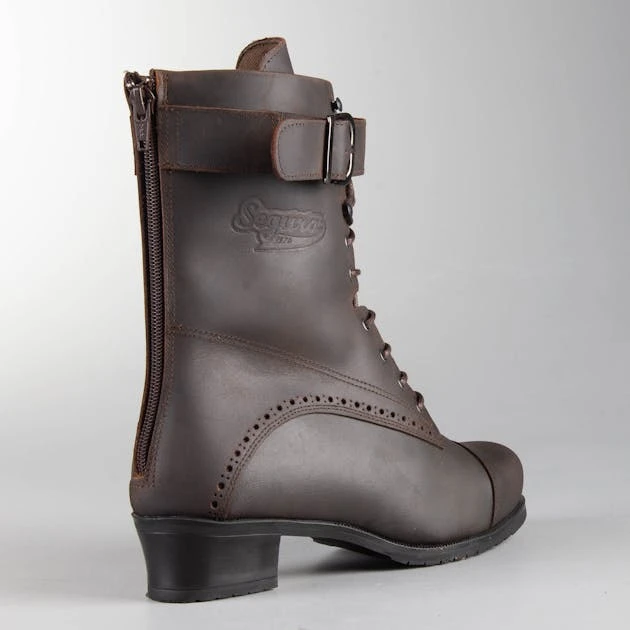 Stivali Moto Donna Segura Doria Marroni - immagine 4