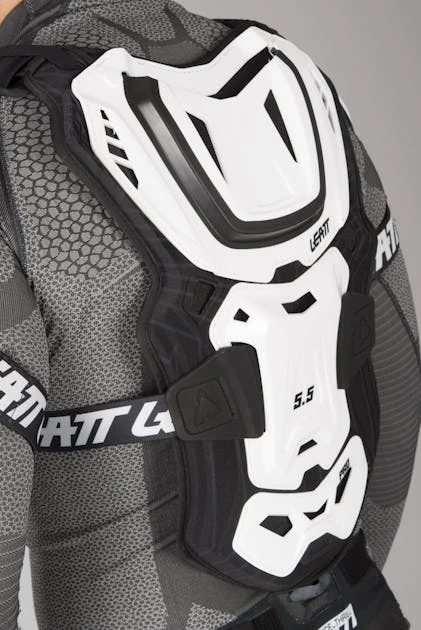 Pettorina Leatt 5.5 Bianca - immagine 7