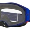 Maschera Cross Oakley Airbrake Clear Moto Blu