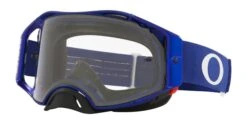 Maschera Cross Oakley Airbrake Clear Moto Blu
