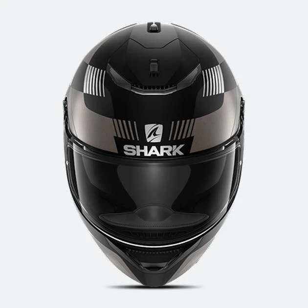 Casco Integrale Shark Spartan 1.2 Strad Mat Nero-Antracite-Argento - immagine 4