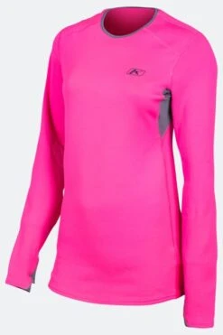 Maglia Intima Donna Klim Solstice 2.0 Rosa-Grigio Castlerock