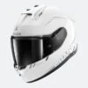 Casco Integrale Shark Skwal I3 Blank Sp Bianco-Argento-Antracite