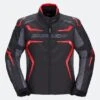 Giacca Antipioggia SPIDI Race-Evo H2Out Nero-Rosso
