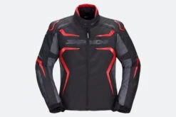 Giacca Antipioggia SPIDI Race-Evo H2Out Nero-Rosso
