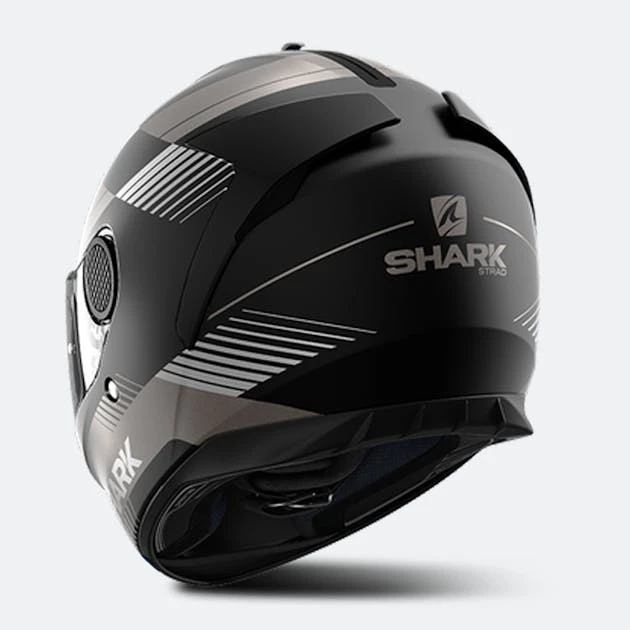Casco Integrale Shark Spartan 1.2 Strad Mat Nero-Antracite-Argento - immagine 6