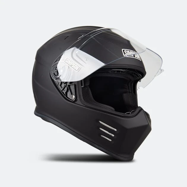 Casco Simpson Venom Nero Opaco - immagine 2