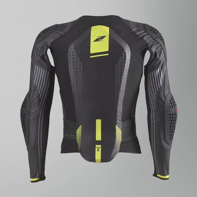 Giacca Protettiva Zandonà Netcube X8 Nero-Giallo Fluo - immagine 2