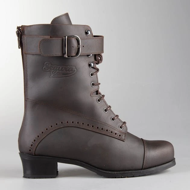 Stivali Moto Donna Segura Doria Marroni - immagine 3