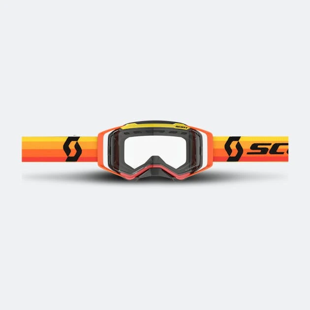 Maschera Cross Scott Prospect Enduro Arancio/Giallo/Trasparente - immagine 2