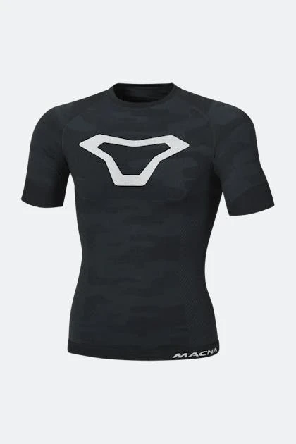 Maglia Intima Macna Baselayer Summer Nero-Grigio-Argento