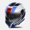 Casco Integrale Nolan N80-8 Mandrake N-COM Bianco-Blu-Rosso