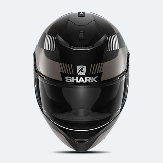 Casco Integrale Shark Spartan 1.2 Strad Mat Nero-Antracite-Argento - immagine 2