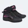 Scarpe Moto Donna Ixon Killer WP Nero-Fucsia