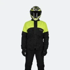 Giacca Richa Rainwarrior Nero-Giallo Fluo