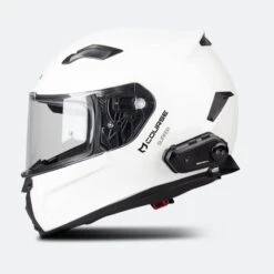 Casco Integrale Course Surfer Bianco + Interfono Snell E-2