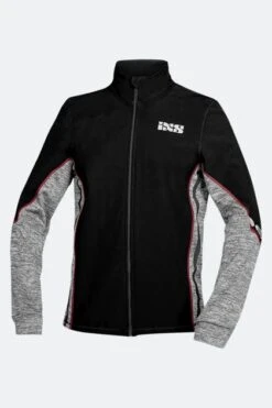 Maglia Strato Intermedio IXS ICE Nero-Grigio-Rosso