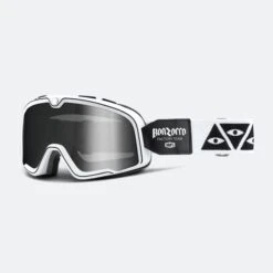 Maschera Cross 100% Barstow Bonzorro Nero-Bianco