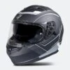 Casco Integrale Stormer ZS 801 Miles Nero-Bianco-Metallo