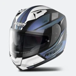 Casco Integrale Nolan N60-6 Downshift Nero-Bianco-Blu