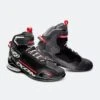 Scarpe Moto Ixon Bull Knit Nero-Bianco-Rosso