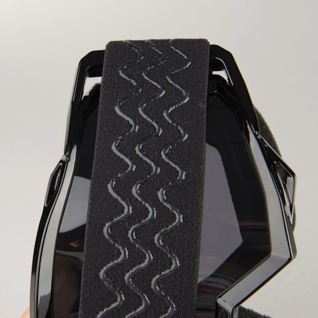 Maschera Cross Raven Sniper Crew Nero - Lente Fumé - immagine 9