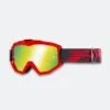 Maschera Cross Progrip 3201 Atzaki Multistrato Rosso Fluo