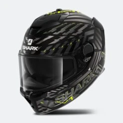 Casco Integrale Shark Spartan GT E-Brake Nero-Giallo-Antracite