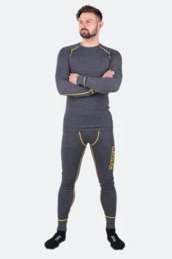 Completo Intimo Raven Merino Grigio Scuro