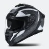 Casco Integrale SMK Typhoon RD1 Bianco-Grigio